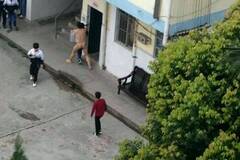 网曝广西一中学男老师裸体扑向女学生