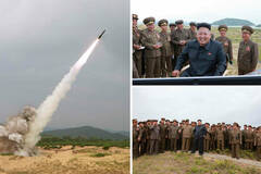 金正恩指导火箭发射