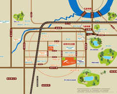 融创·江南林语规划图2