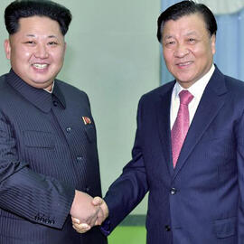  刘云山访问朝鲜 