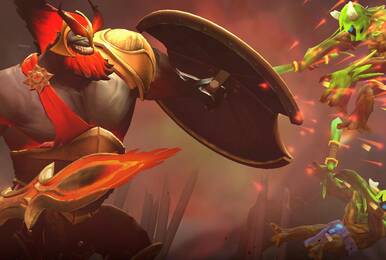 DOTA2新力量英雄玛尔斯登场 正面版的钢背兽?