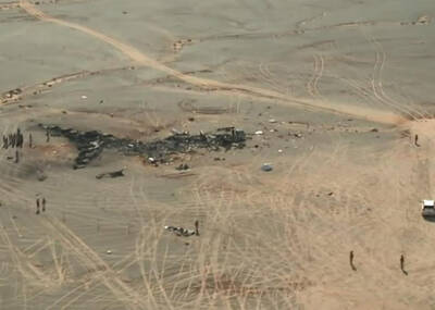 俄坠机现场航拍图曝光