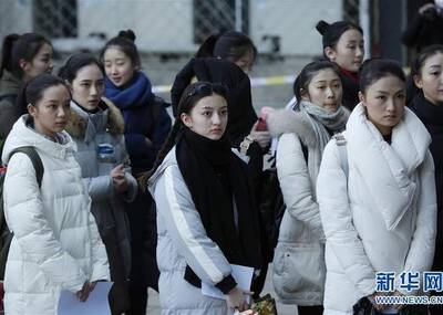 北影复试美女云集 颜值爆表