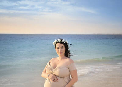 五胞胎妈妈孕照