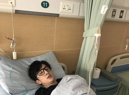 好拼！薛之谦带病重返节目录制 结束继续挂吊瓶