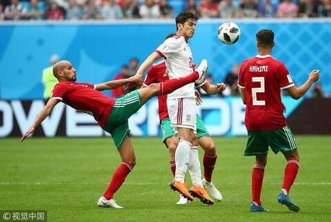 伊朗VS摩洛哥完美诠释,足球7分靠实力,3分靠运