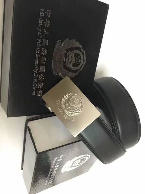 警察警官配发内腰带 4.0扣头亚光