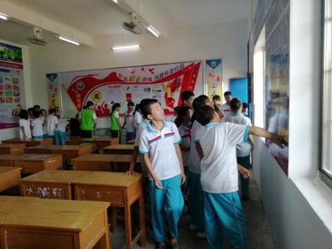 遂溪县城月镇中心小学建设毒品宣教室开展预防