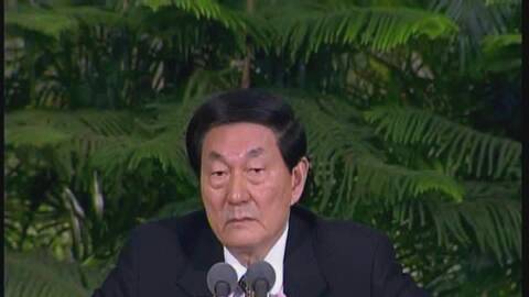 朱镕基谈统一台湾:不能放弃使用武力