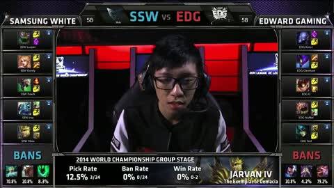 LOL S4 世界总决赛第一天 第五场 SSW VS AH