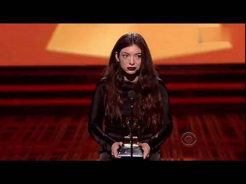 lorde gets a grammy