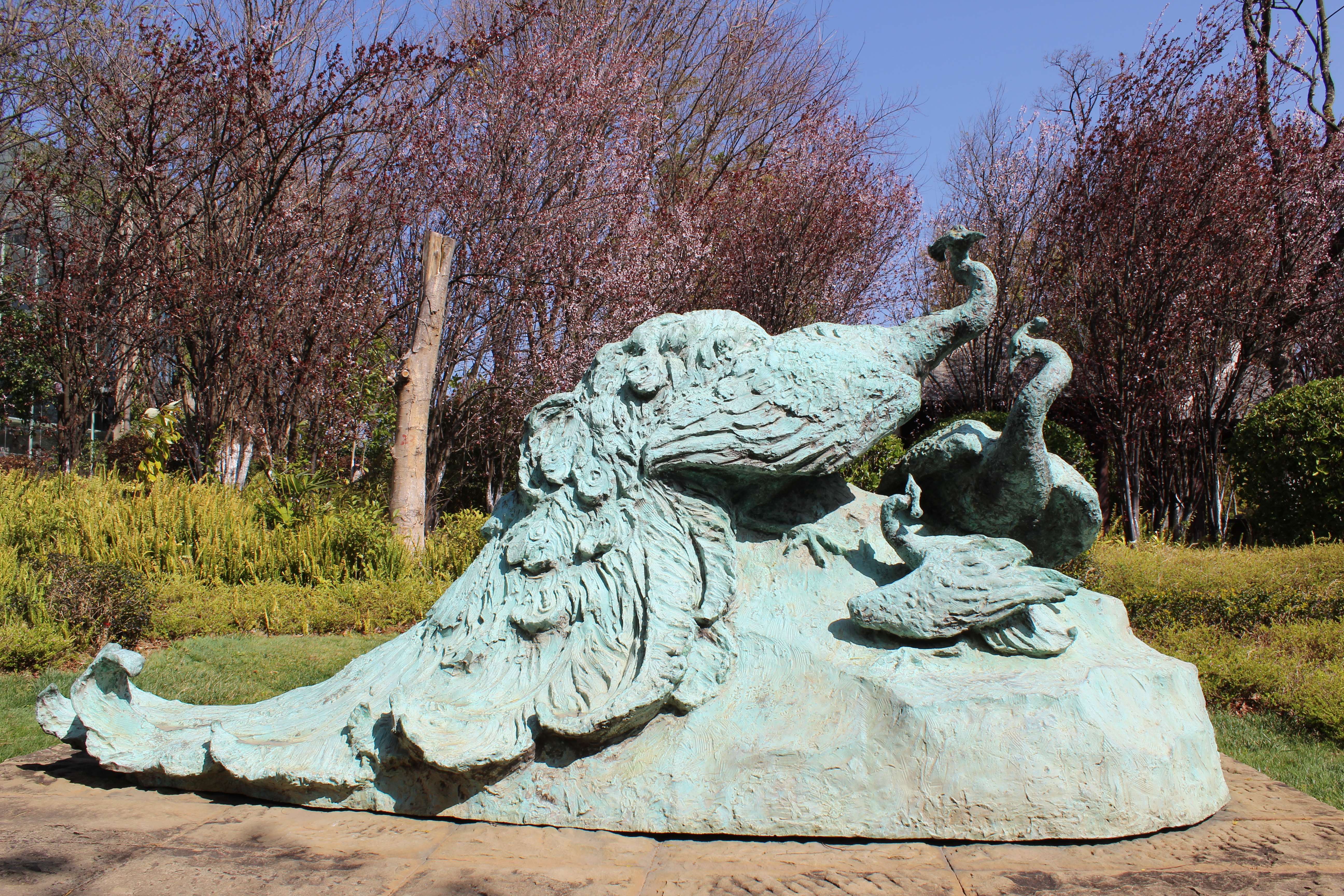 滇池时间艺术谷:袁晓岑园区国宝级雕塑及油画