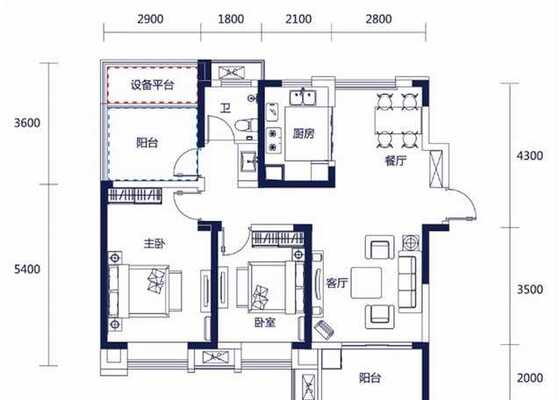 皖投天下名筑102户型