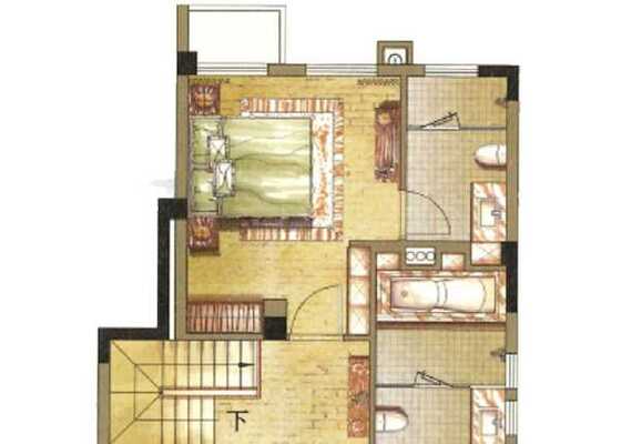 六叠C-1下叠户型约146.00㎡