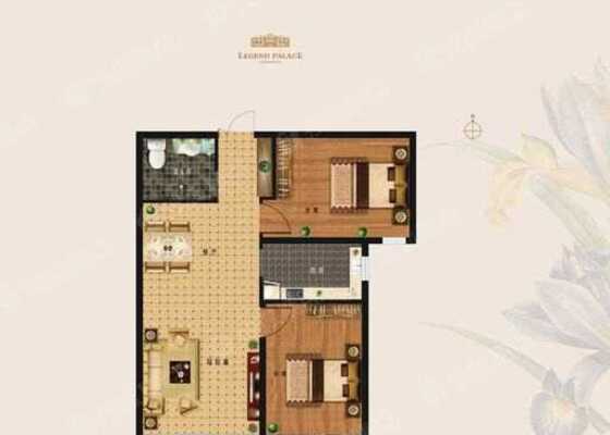 2#B-2室2厅1卫-86.8㎡