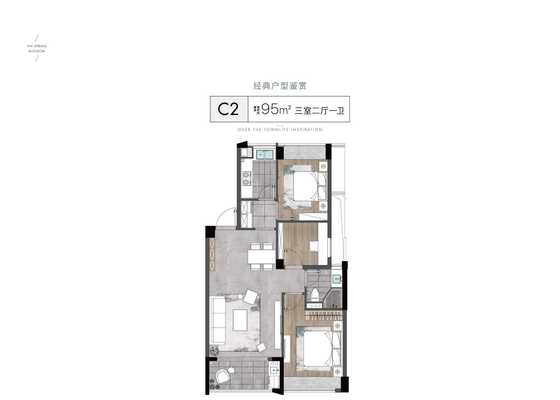 95m²C2户型