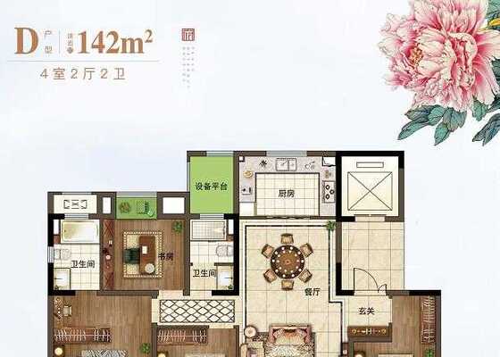 D户型142㎡