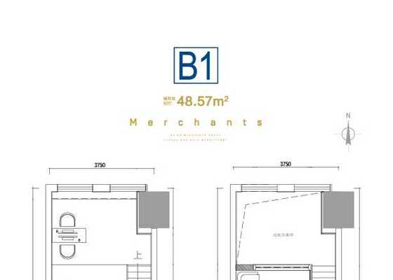 B1 48.57平户型