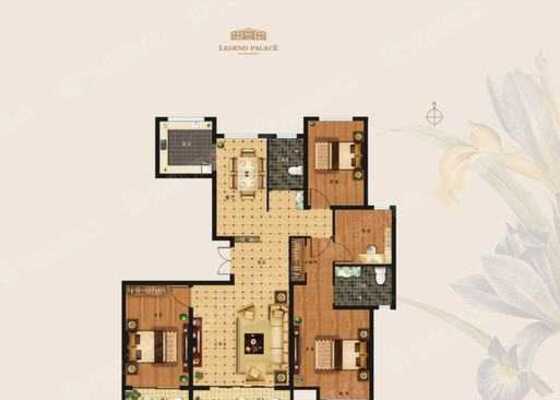 7#A-4室2厅2卫-163.1㎡