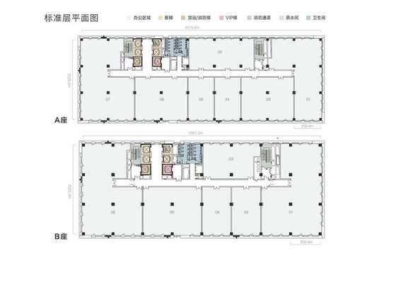 二期AB座、三期EF座