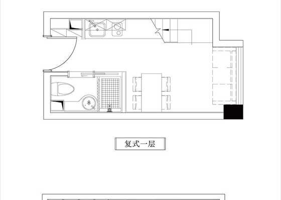 建面约25㎡loft公寓