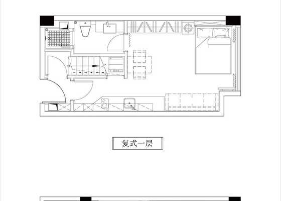 建面约45㎡loft公寓