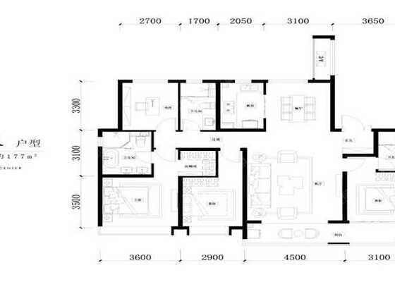 A-4室2厅3卫-177.0㎡