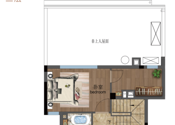 洋房顶跃建面约155㎡