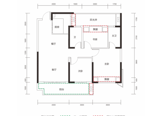 B2舒适阳光三房