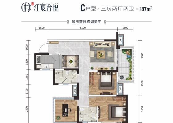 C 户型