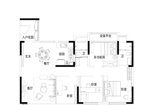 135㎡户型