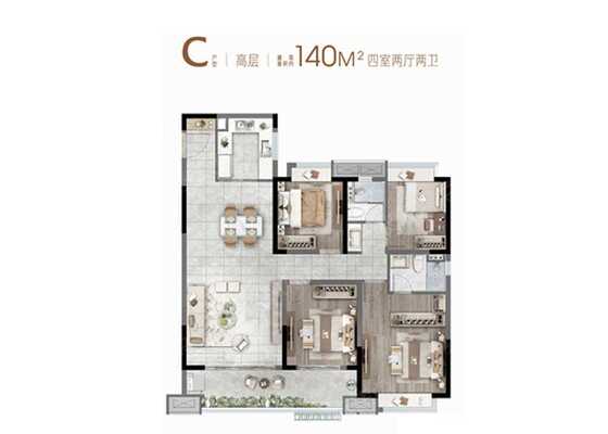 C户型