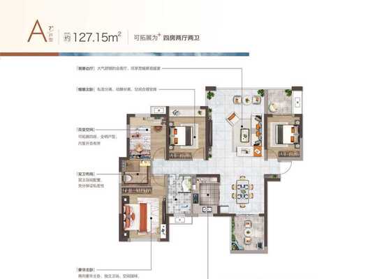 7#栋A户型