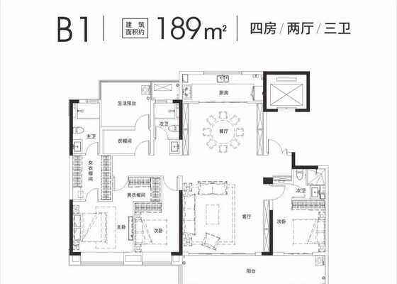 B1户型