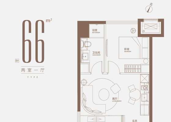 66平
