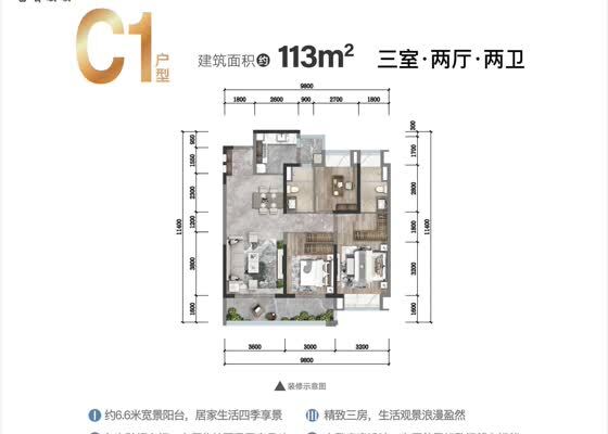 C1户型