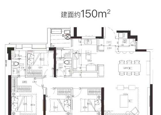 150平户型