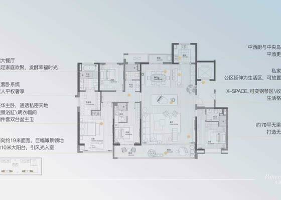235㎡四室两厅四卫