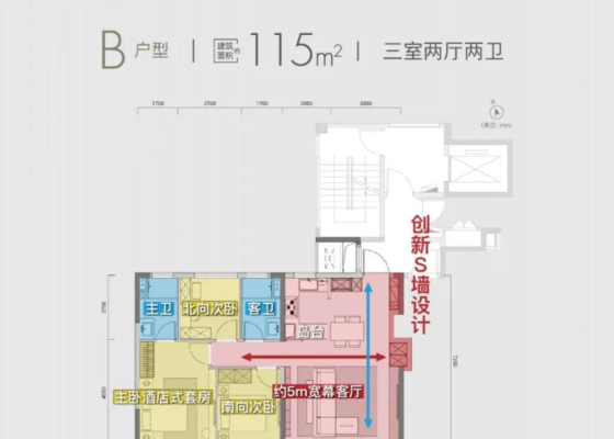 115㎡B户型