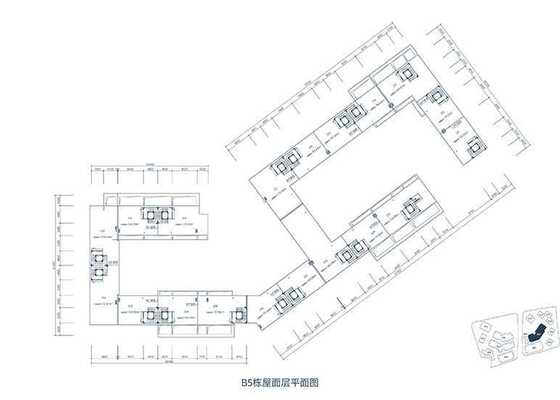 B5栋三层平面图