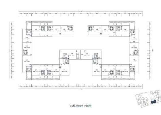 B6栋二层平面图