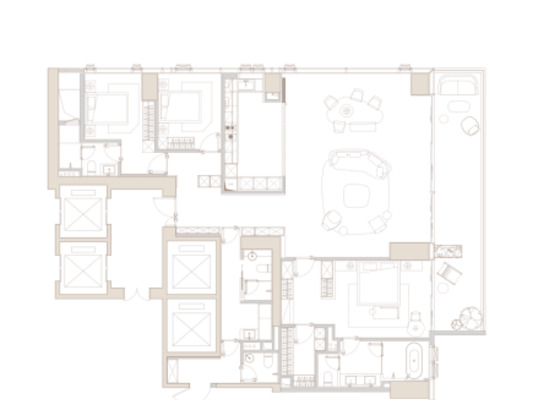 A2 三房两厅三卫