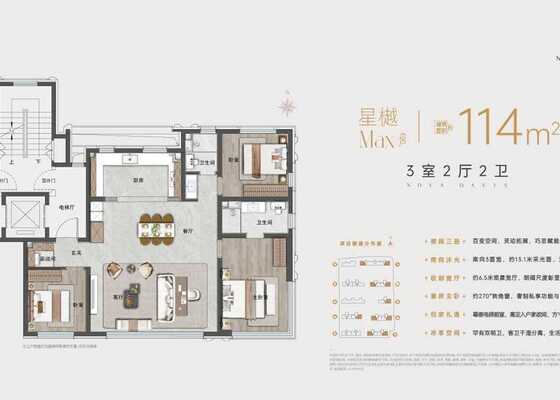 大华星樾114平