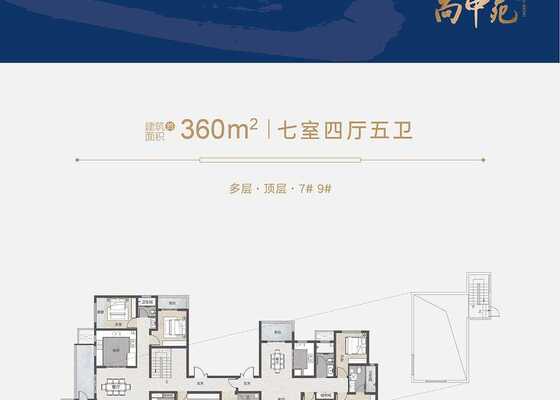 西苑多层 7#9#楼顶层 360