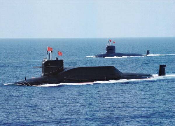 094型核潜艇模型