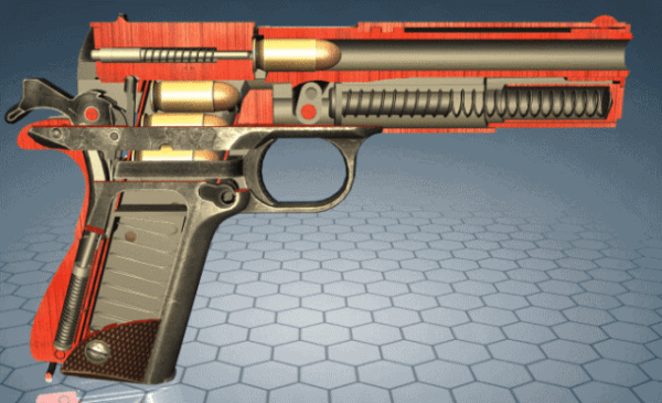 m1911枪管短后座原