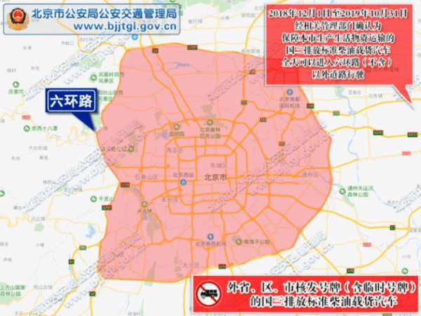 12月1日起 北京国三排放标准货车将限行