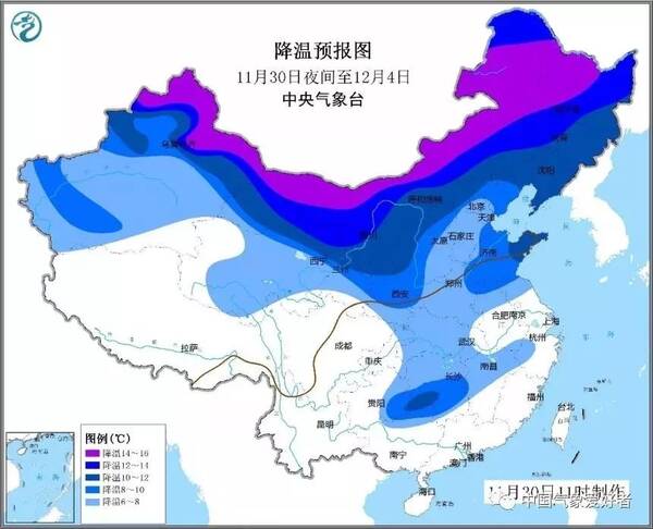 第三,12月5-9日这波要影响除西藏和云南之外的全国大部.图片