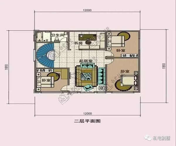 11.5米x11米户型图大全_南通好房网户型图大全