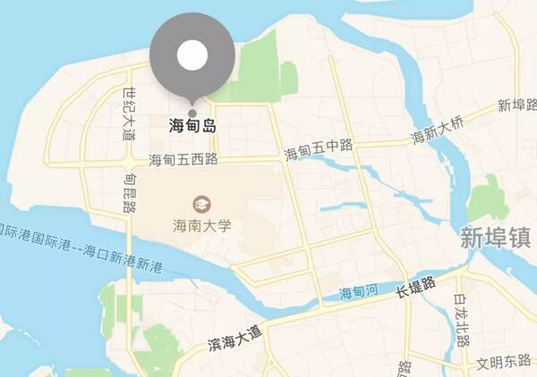 海甸岛地图,来源网络 今年7月份,海口市人民政府发布,海甸岛至市区将图片